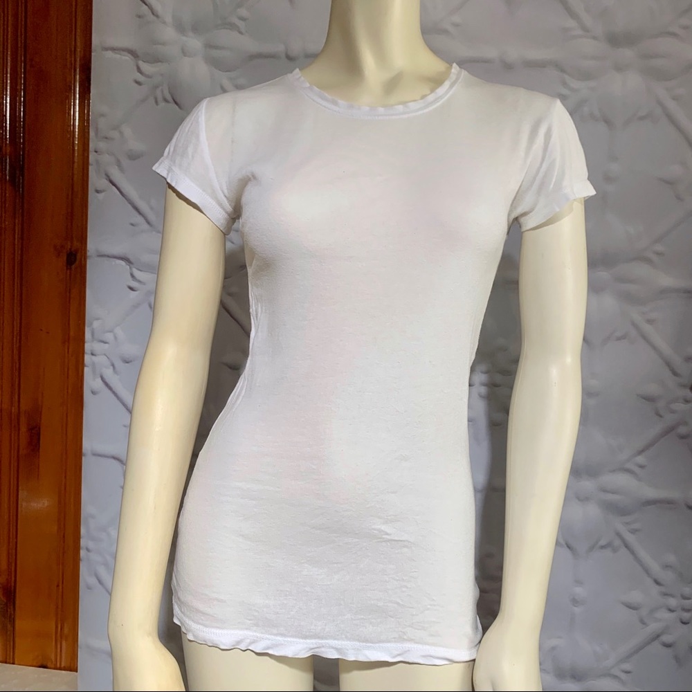 Arizona Jean Company Y2K white short sleeve T-shirt minimalist classic JCPenney